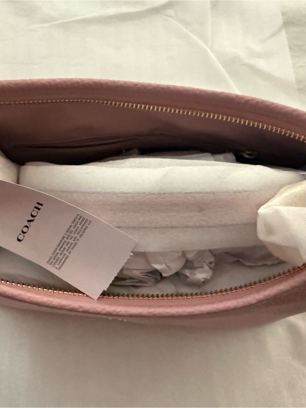 Coach Pebbled Leather Shoulder Bag in Carnation with Gold Hardware - Picture 4 of 8